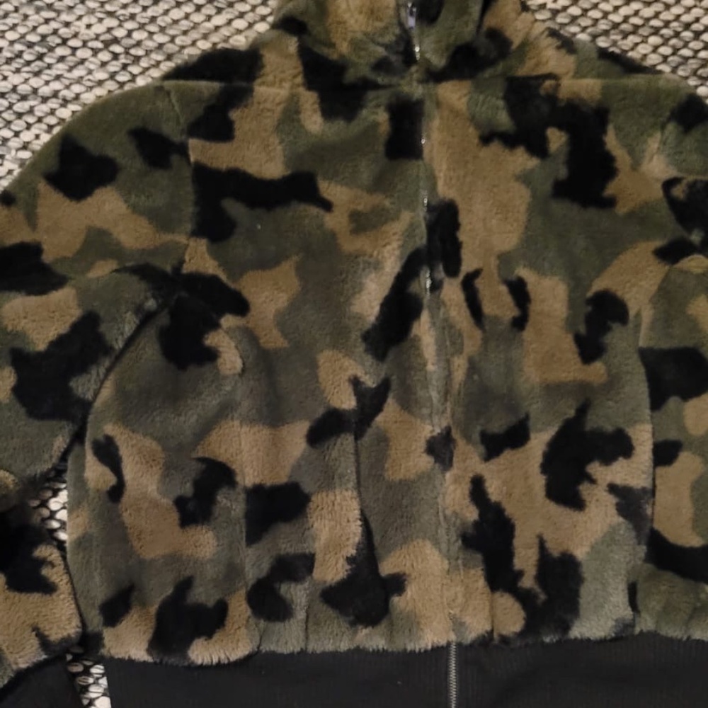 Socialite Fur Camo Jacket